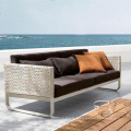 Modern Outdoor Sofa Balcony Rattan Sofa Combination